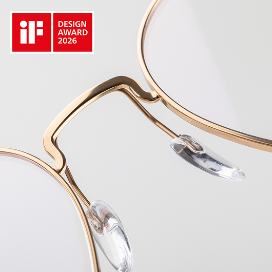 รายละเอียดกรอบ SILHOUETTE พร้อมตรา iF Design Award 2026